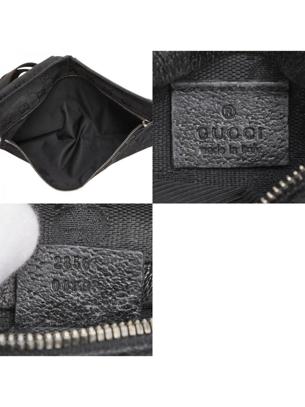 Gucci GG Canvas Waist Bag Black - Picture 10 of 10